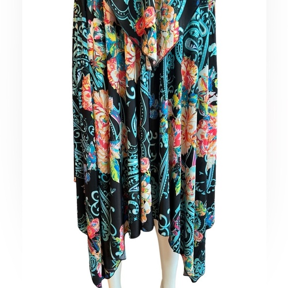 Mlle Gabrielle Floral Print Sleeveless Summer Dress Women Size 2X - Picture 4 of 10